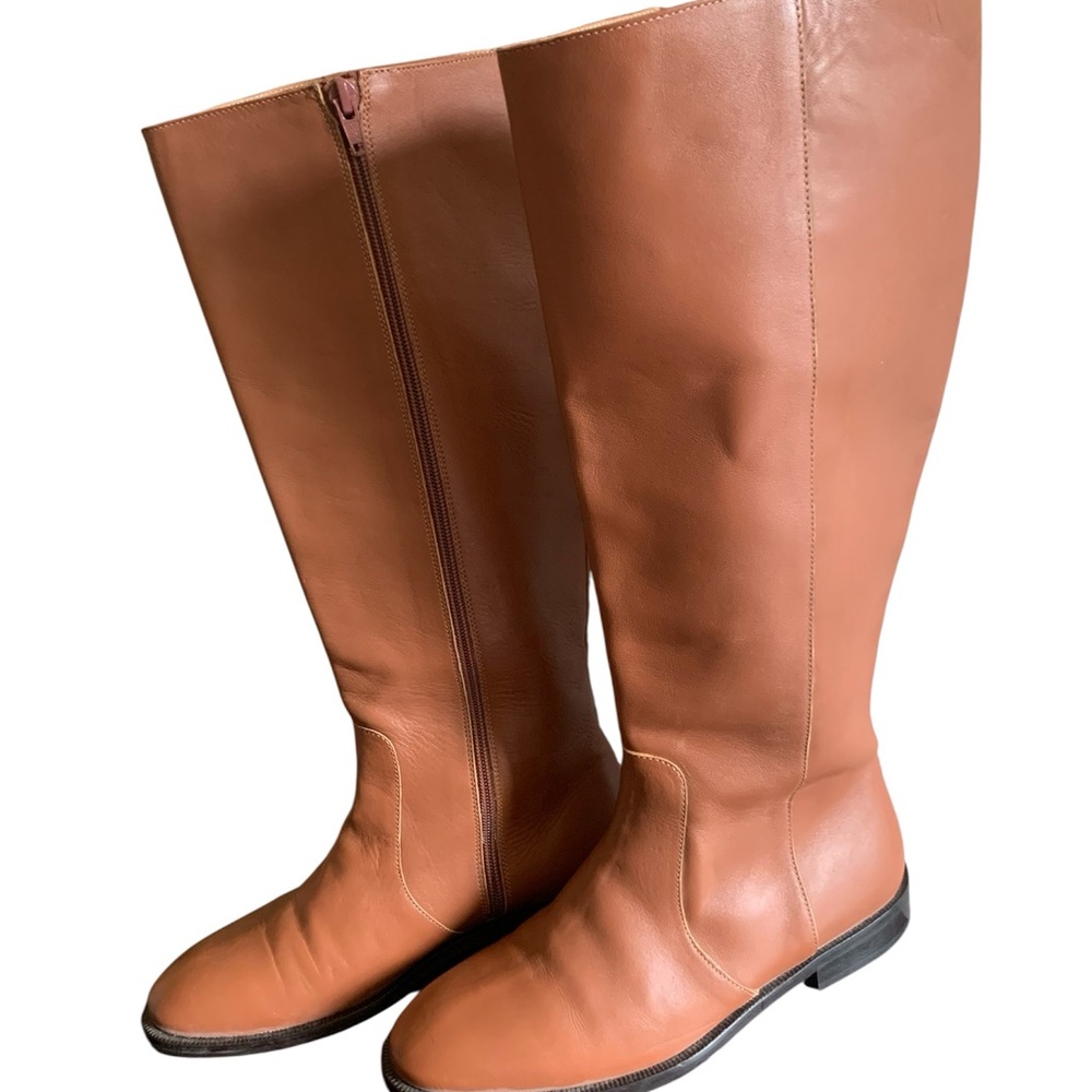 J. Crew Brown Leather Boots